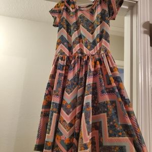 Dot dot smile cap sleeve dress size 7